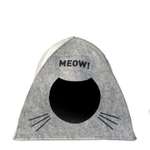 Домик для кошек Eva Палатка Meow войлок 38х28х38см