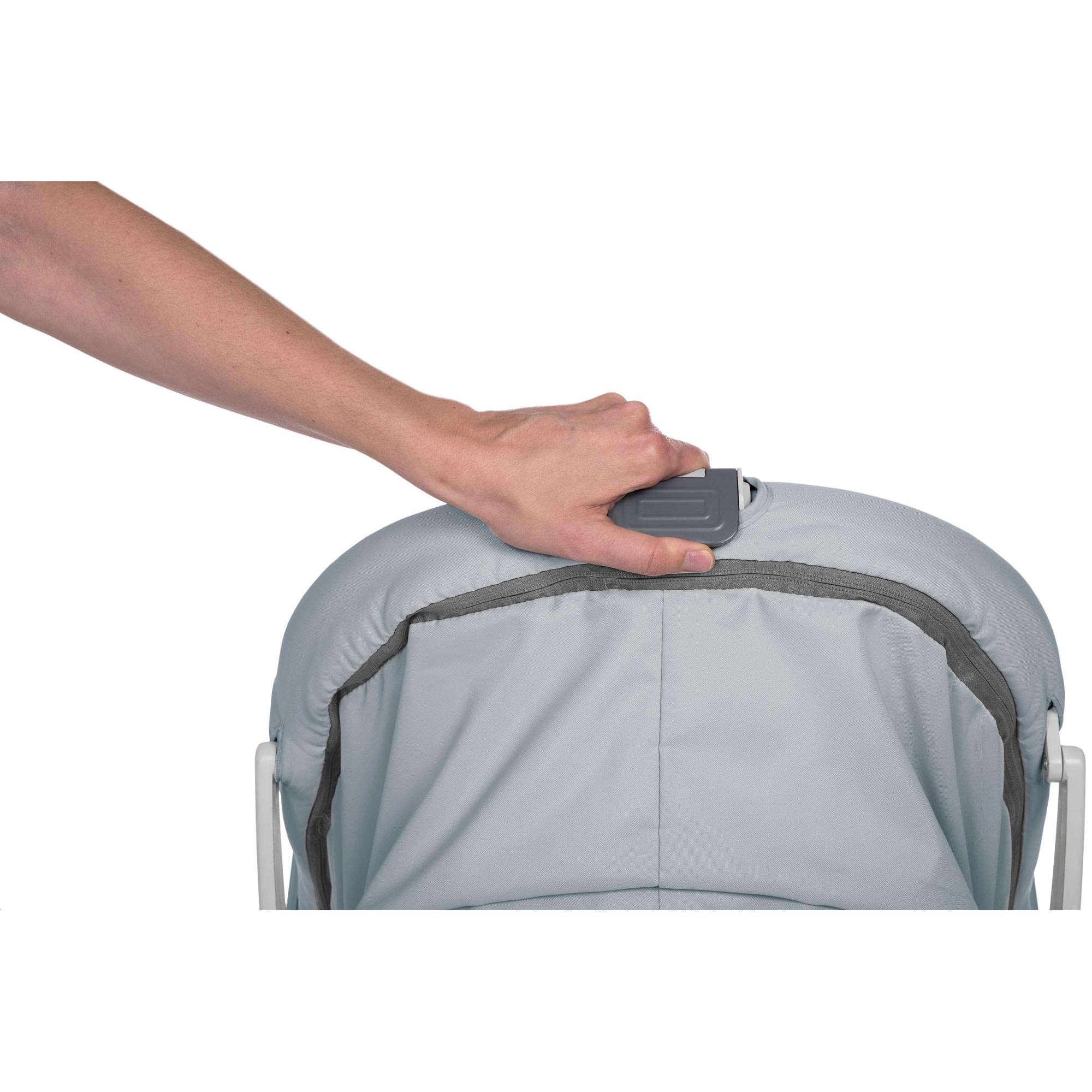 Детская кроватка Chicco Baby Hug 4in1 Grey Re_Lux овальная, (серый) - фото 10