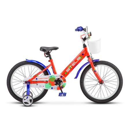Детский велосипед STELS Captain 18 (V010) неоновый-красный
