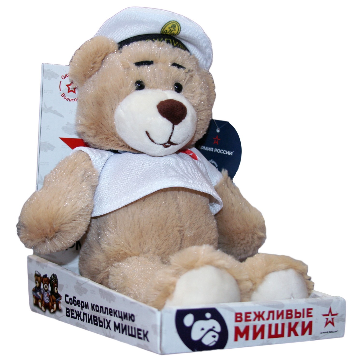 Игрушка Смолтойс Вежливый мишка Морячок В25 арт.2288-2/КЧ/25 - фото 4