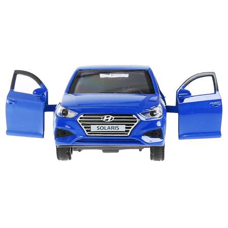 Машина Технопарк Hyundai solari открывающиеся двери и багажник инерционный механизм