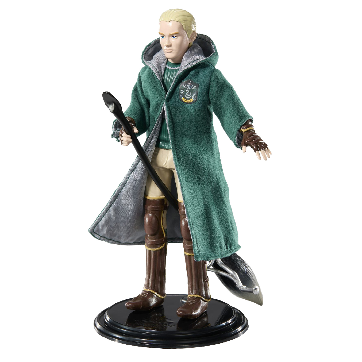 Фигурка Harry Potter Bendyfig Драко Малфой Квиддич 19 см гибкая - фото 3