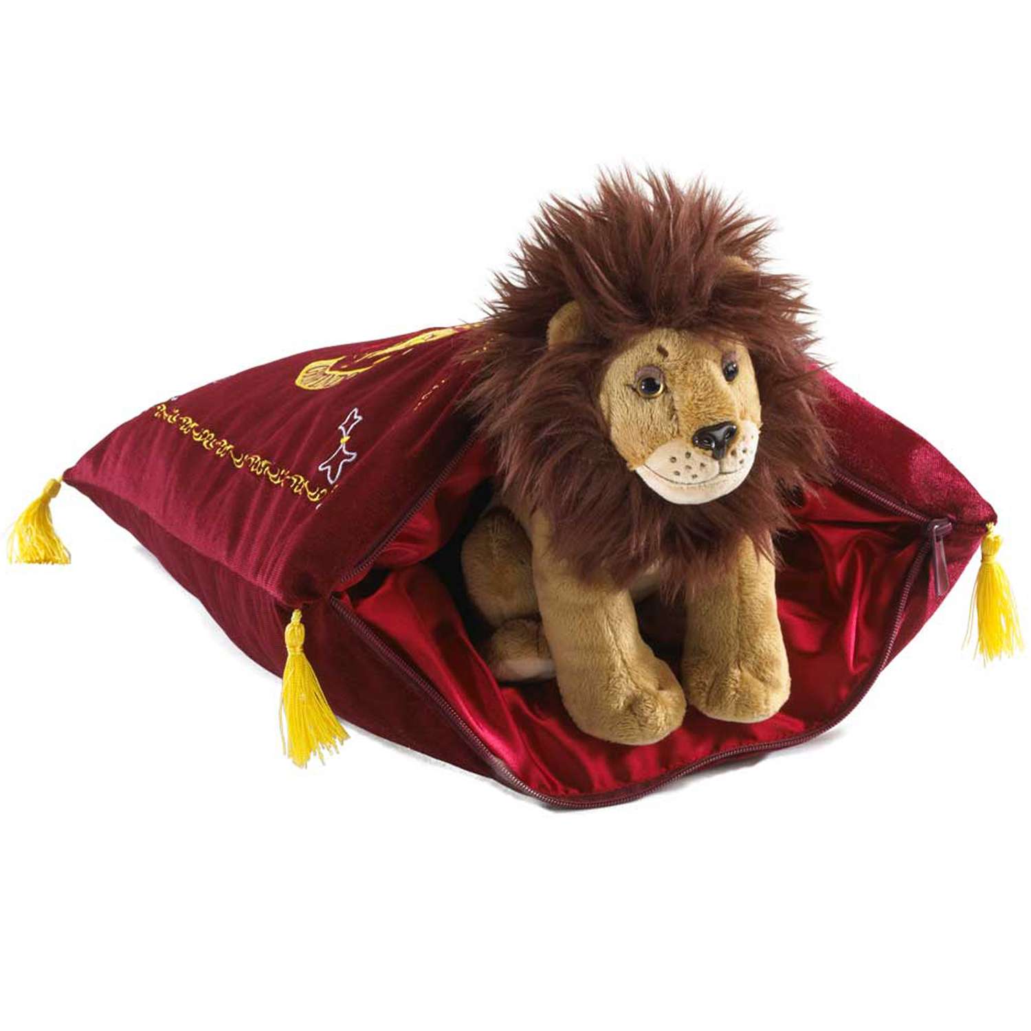 Мягкая игрушка Harry Potter талисман факультета Гриффиндор лев + подушка - фото 2
