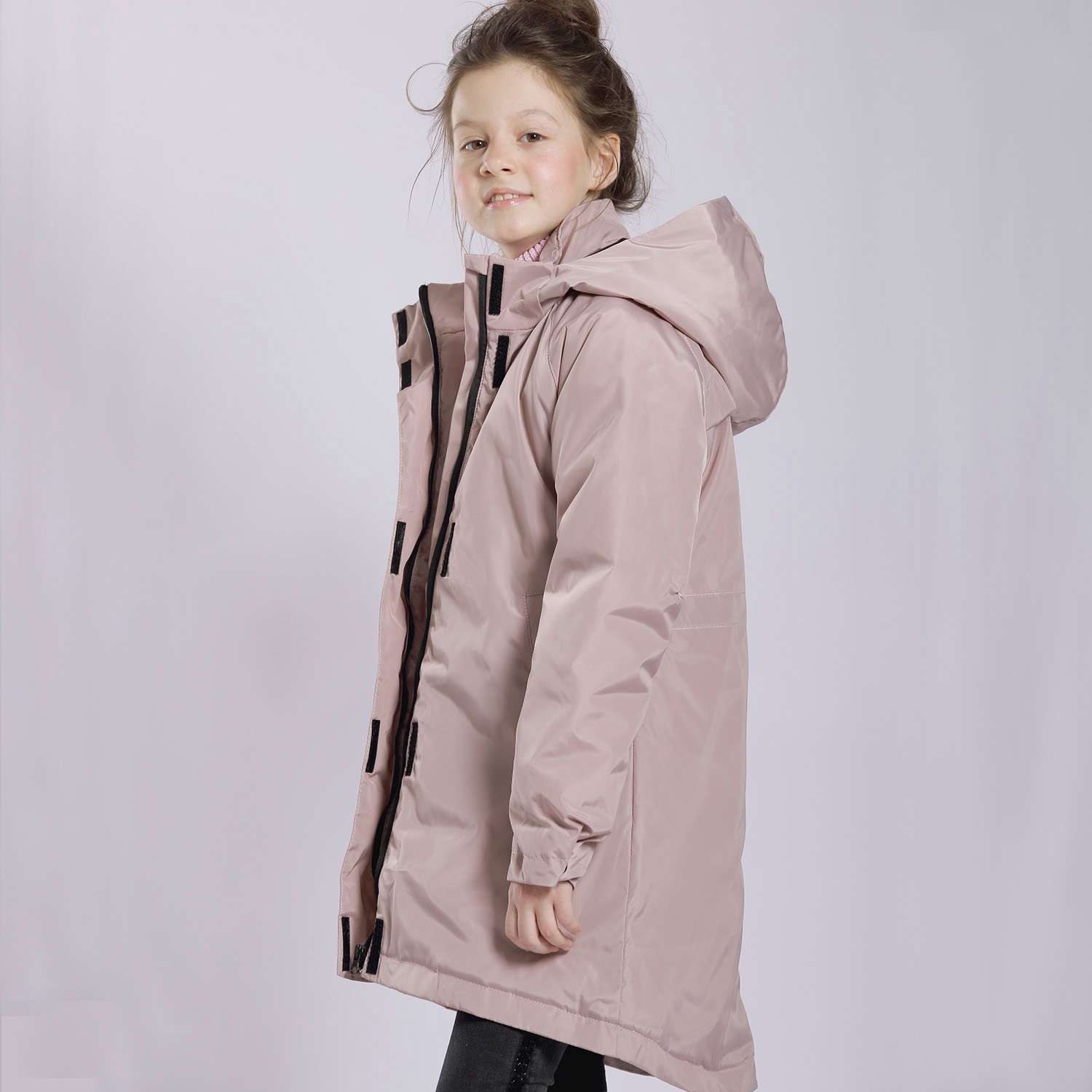 Пальто Orso Bianco OB41027-12_розово-бежевый - фото 5