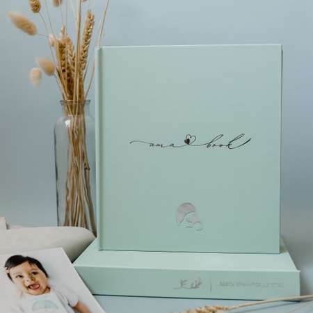 Альбом для новорожденных Amabook Мята