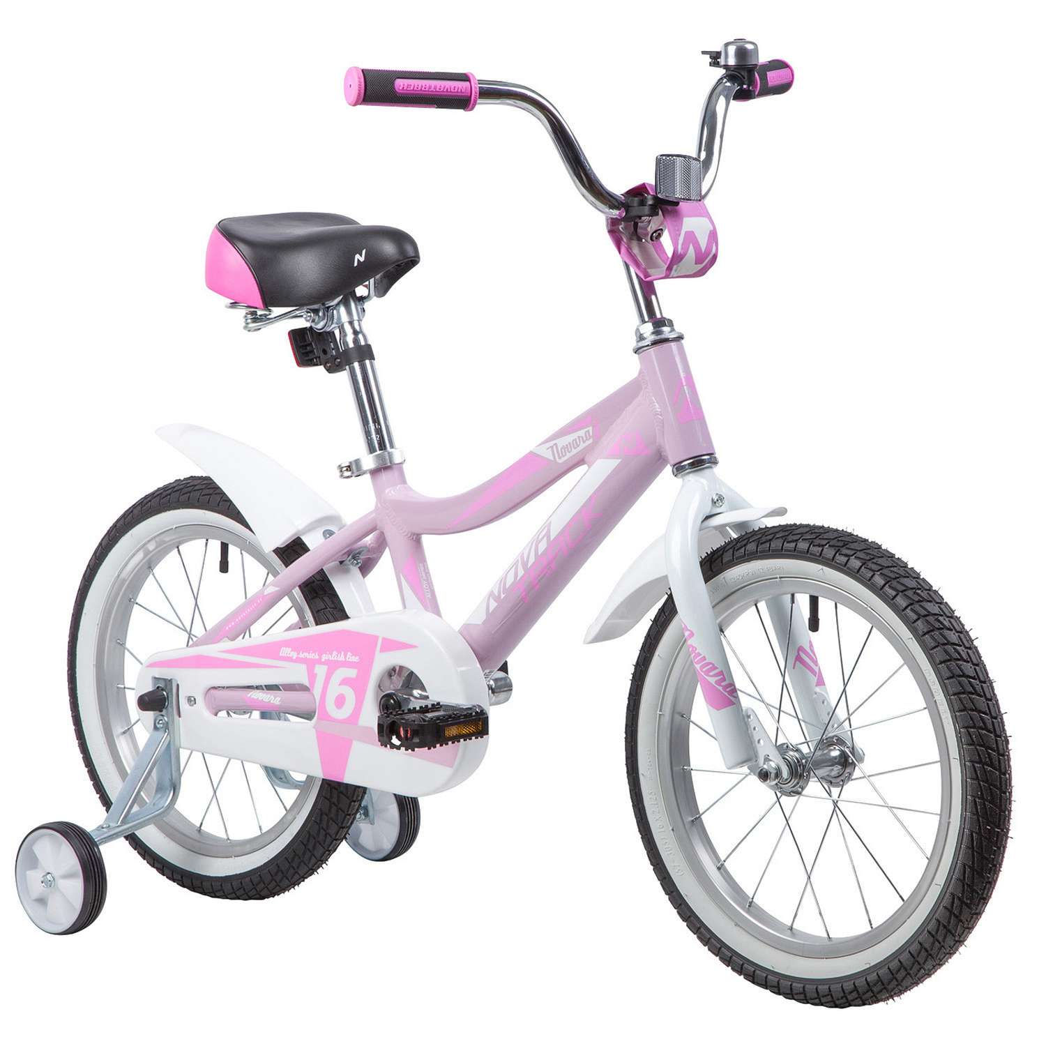 Велосипед детский NOVATRACK Novara 16 розовый - фото 1