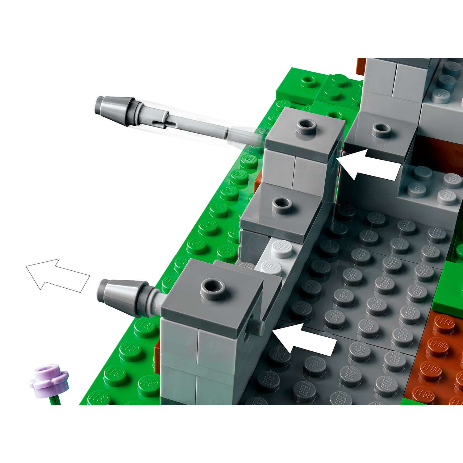 Конструктор LEGO Minecraft Застава Меча 21244 - фото 6