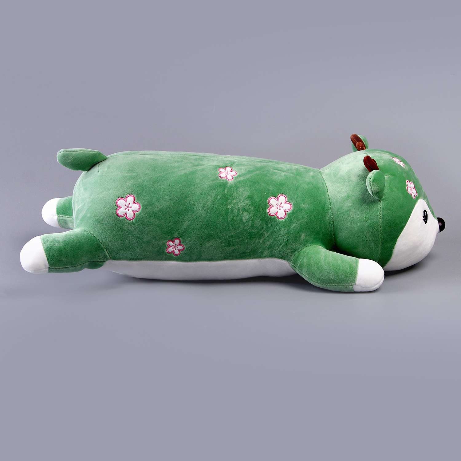 Мягкая игрушка Sima-Land подушка «Оленёнок» 60 см цвет зелёный - фото 5