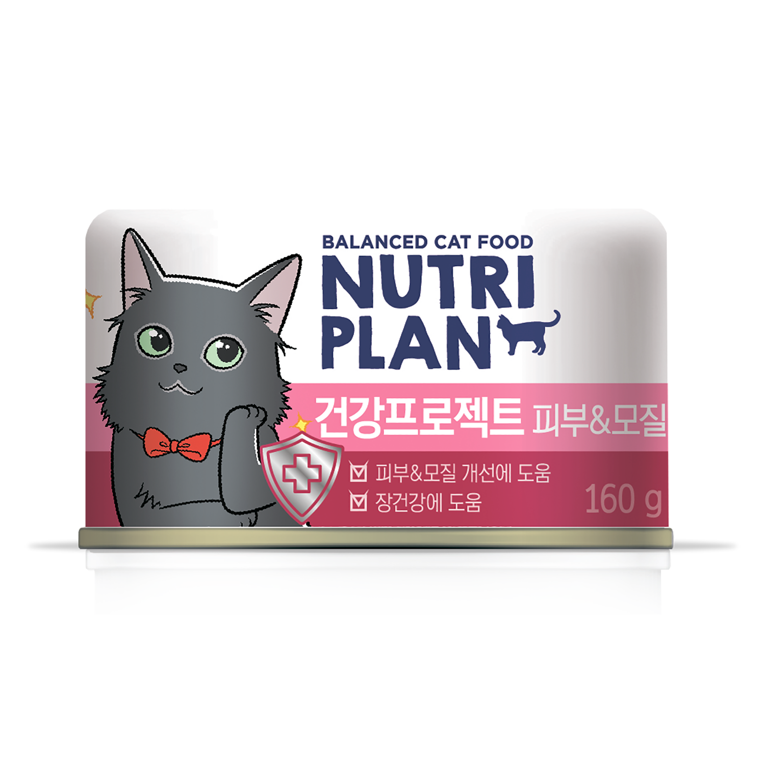 Корм для кошек Nutri Plan тунец здоровая кожа в собственном соку 160г - фото 1