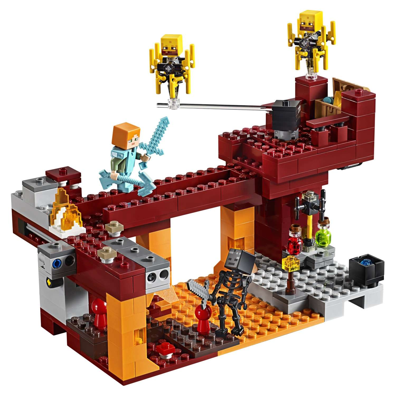Конструктор LEGO Minecraft Мост ифрита 21154 - фото 12
