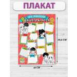 Плакат HAPPY дни рождения нашего класса украшение для интерьера в школу на стену