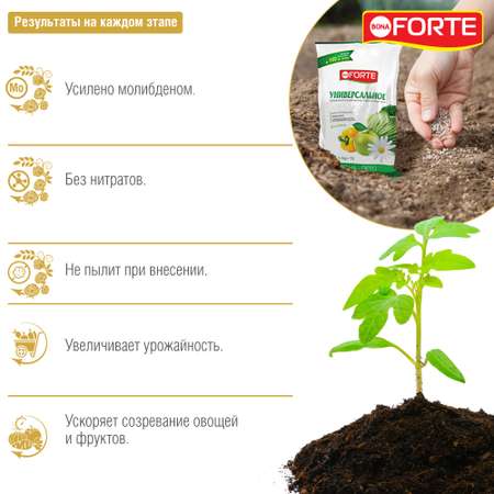 Удобрение Bona Forte Универсальное весна-лето 2.5 кг