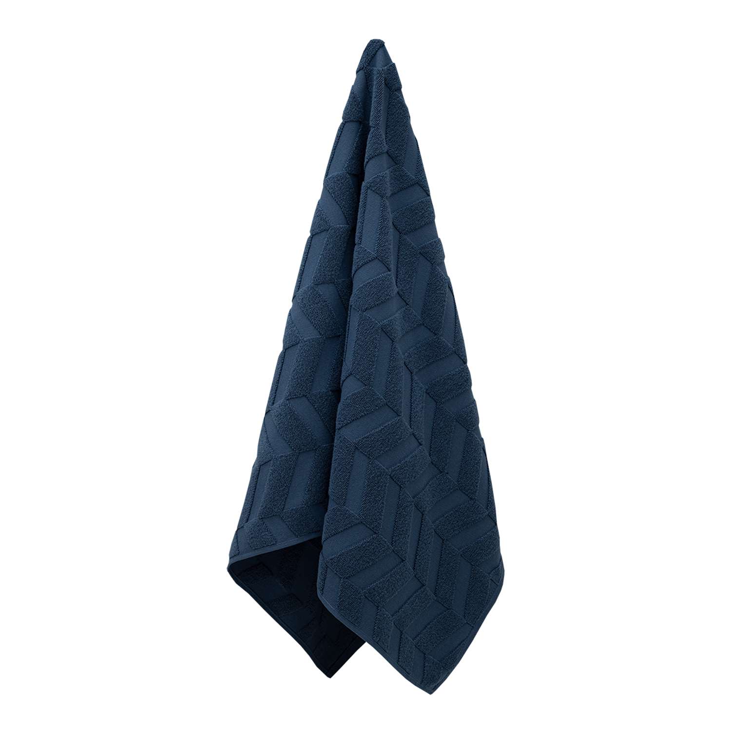 Махровое полотенце BRAVO Моноколор 70х130 синий - фото 4