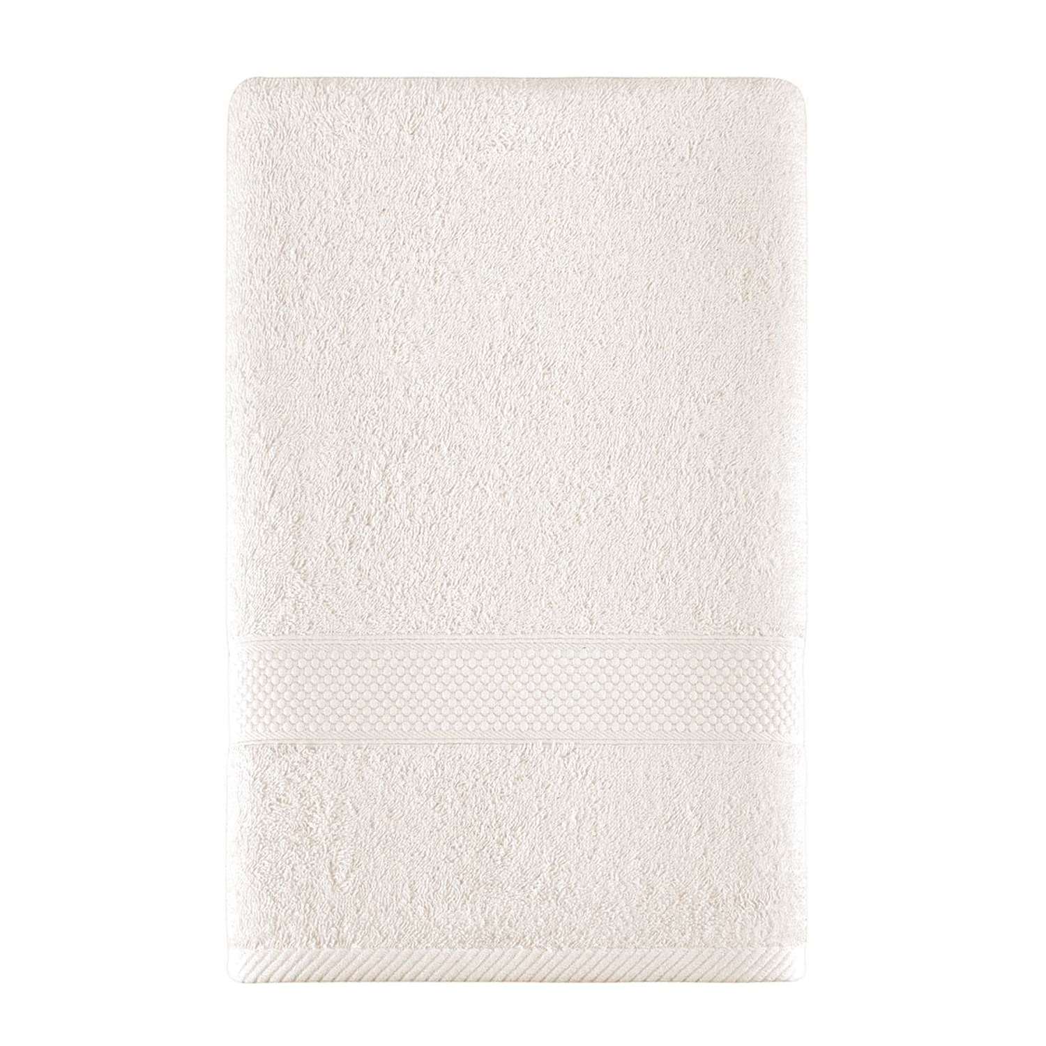 Полотенце для ванной Arya Home Collection однотонное 50х90 см Miranda Soft экрю - фото 1