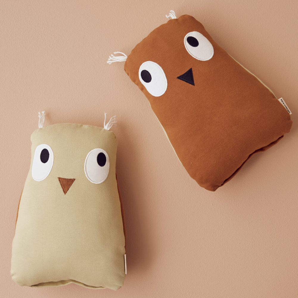 Мягкая игрушка Kids concept Сова коричневая - фото 5