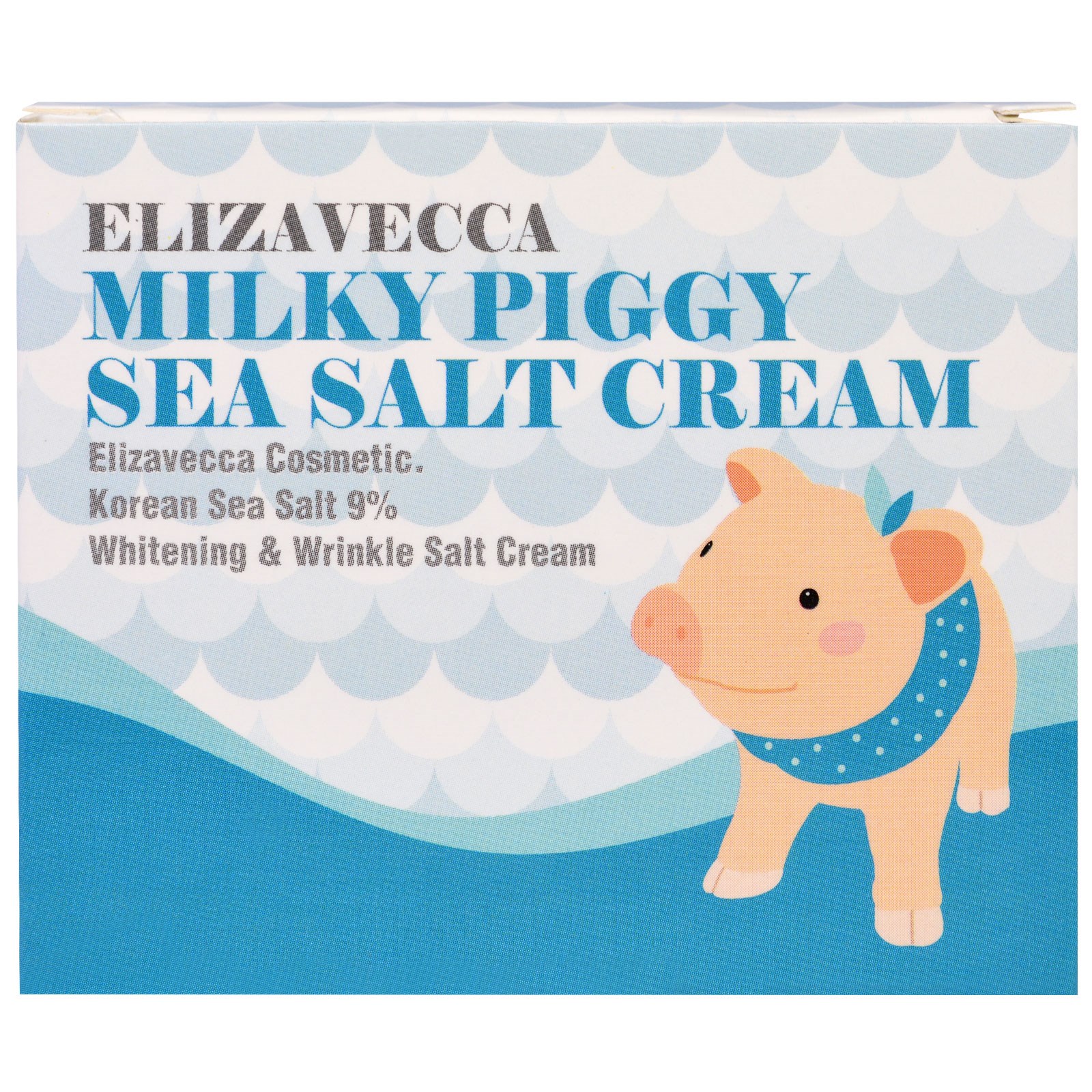 Крем для лица Elizavecca с коллагеном и морской солью Milky Piggy Sea Salt Cream 100мл - фото 4