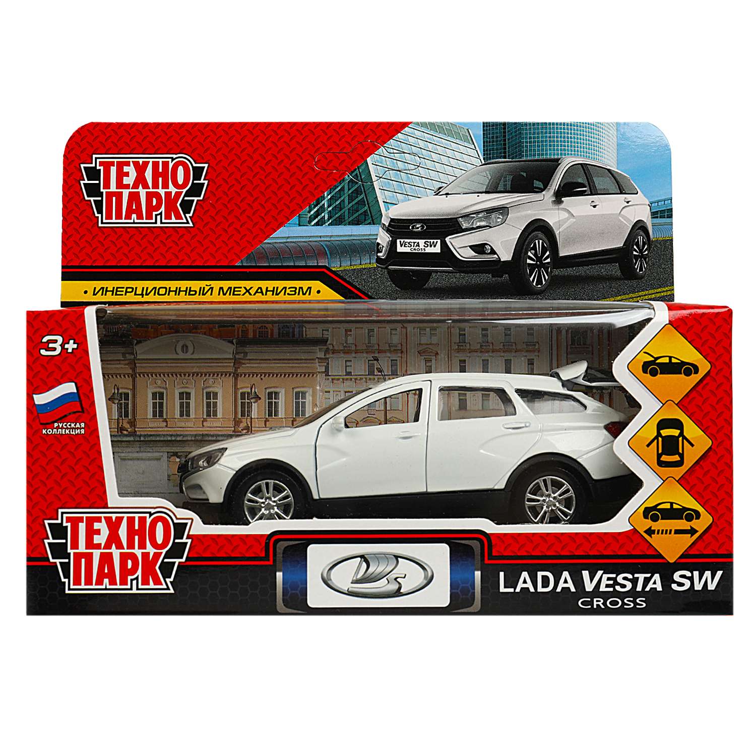 Автомобиль Технопарк LADA инерционный 360780 - фото 1