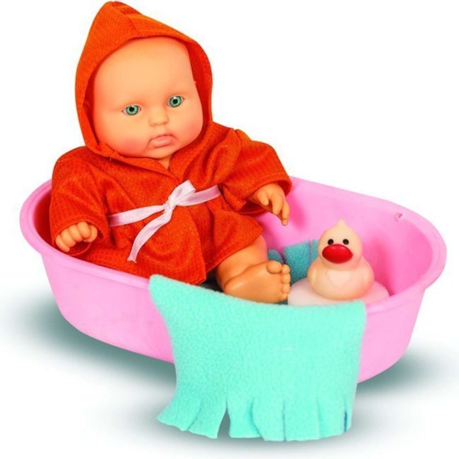 Кукла ВЕСНА набор Карапуз в ванночке 20 см В594 - фото 1