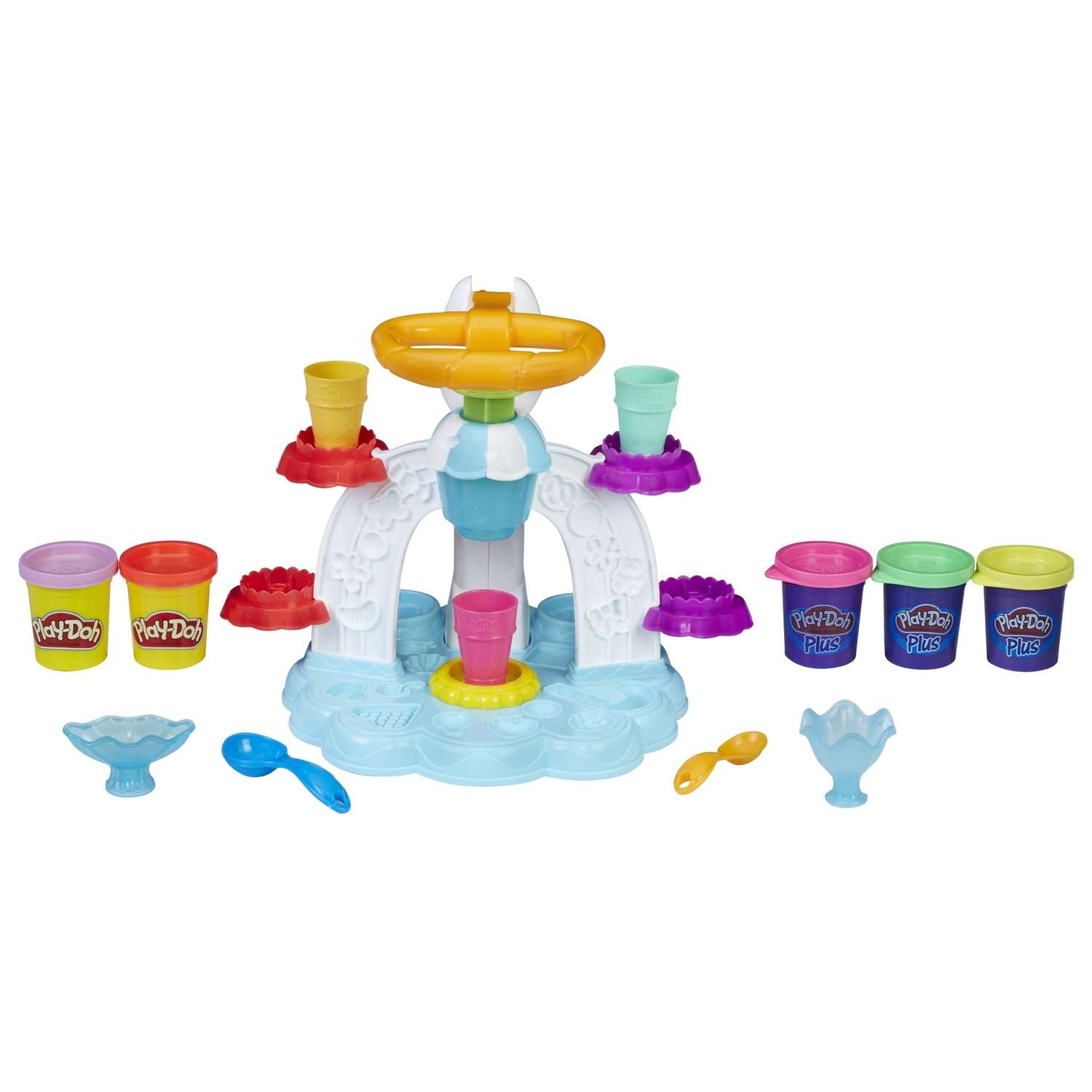 Набор пластилина Play-Doh Фабрика мороженого 5цветов B0306EU8 - фото 2