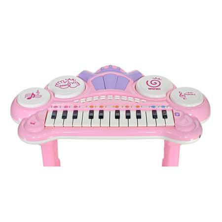 Музыкальный детский центр EVERFLO Пианино розовый HS0356830