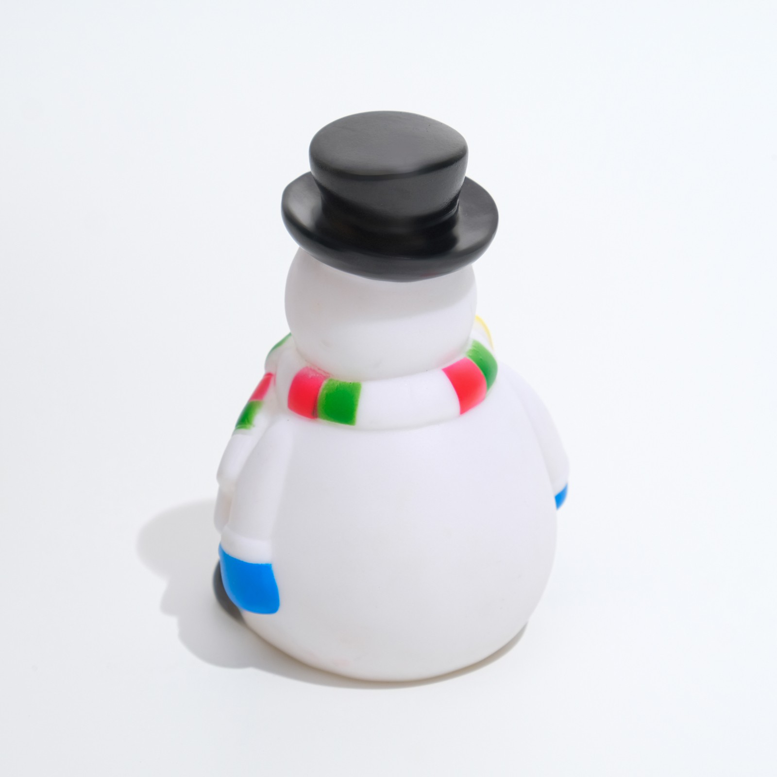 Игрушка для собак Пижон пищащая «Снеговик в шляпе» - фото 2