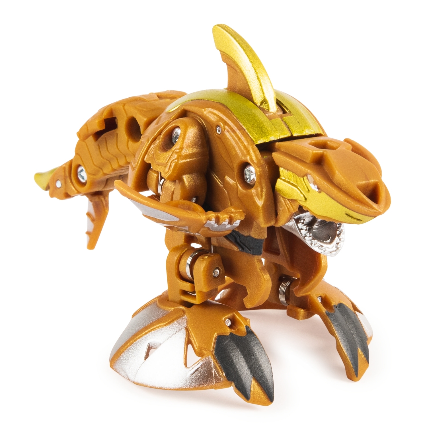 Фигурка-трансформер Bakugan S3 Ультра Monster Shark Gold 6061538/20132909 - фото 3