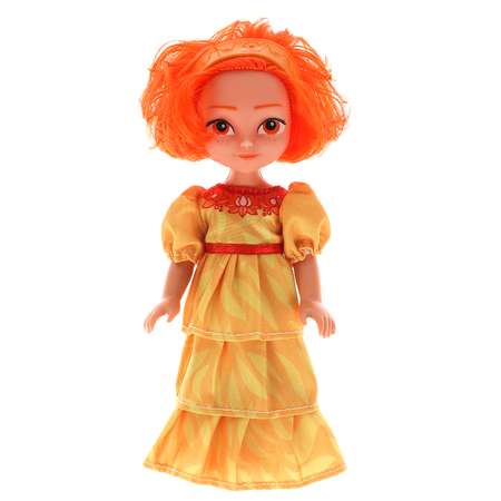 Кукла КАРАПУЗ Царевны Варя 15 см бальное платье
