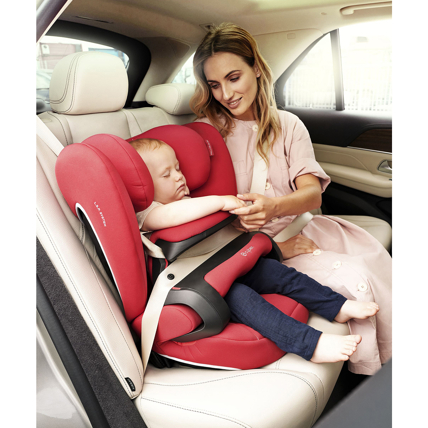 Автокресло Cybex Pallas B-Fix Dynamic Red - фото 16