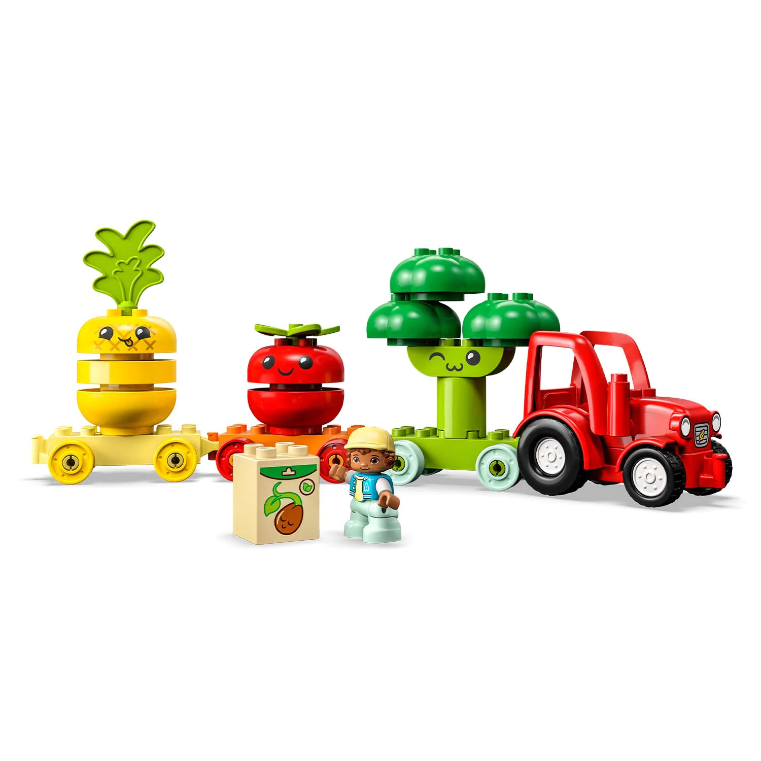 Конструктор детский Lego DUPLO LEGO Фруктово-овощной трактор 10982 - фото 11