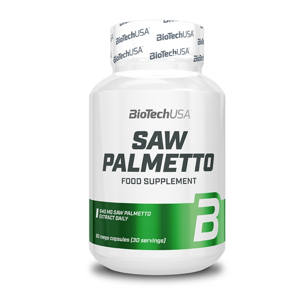 Экстракт пальмы сереноя BiotechUSA Saw Palmetto 60 капсул - фото 1