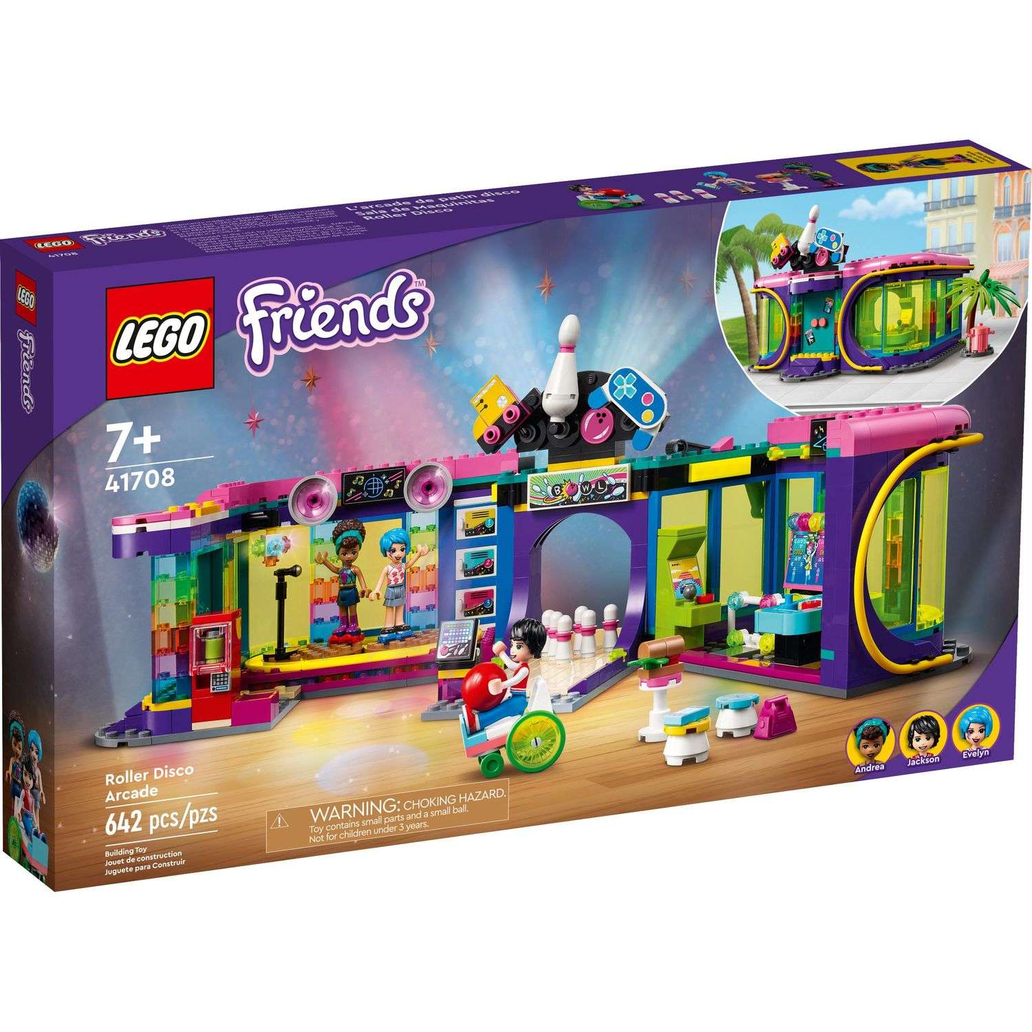 Конструктор LEGO Friends Roller Disco Arcade 41708 - фото 1