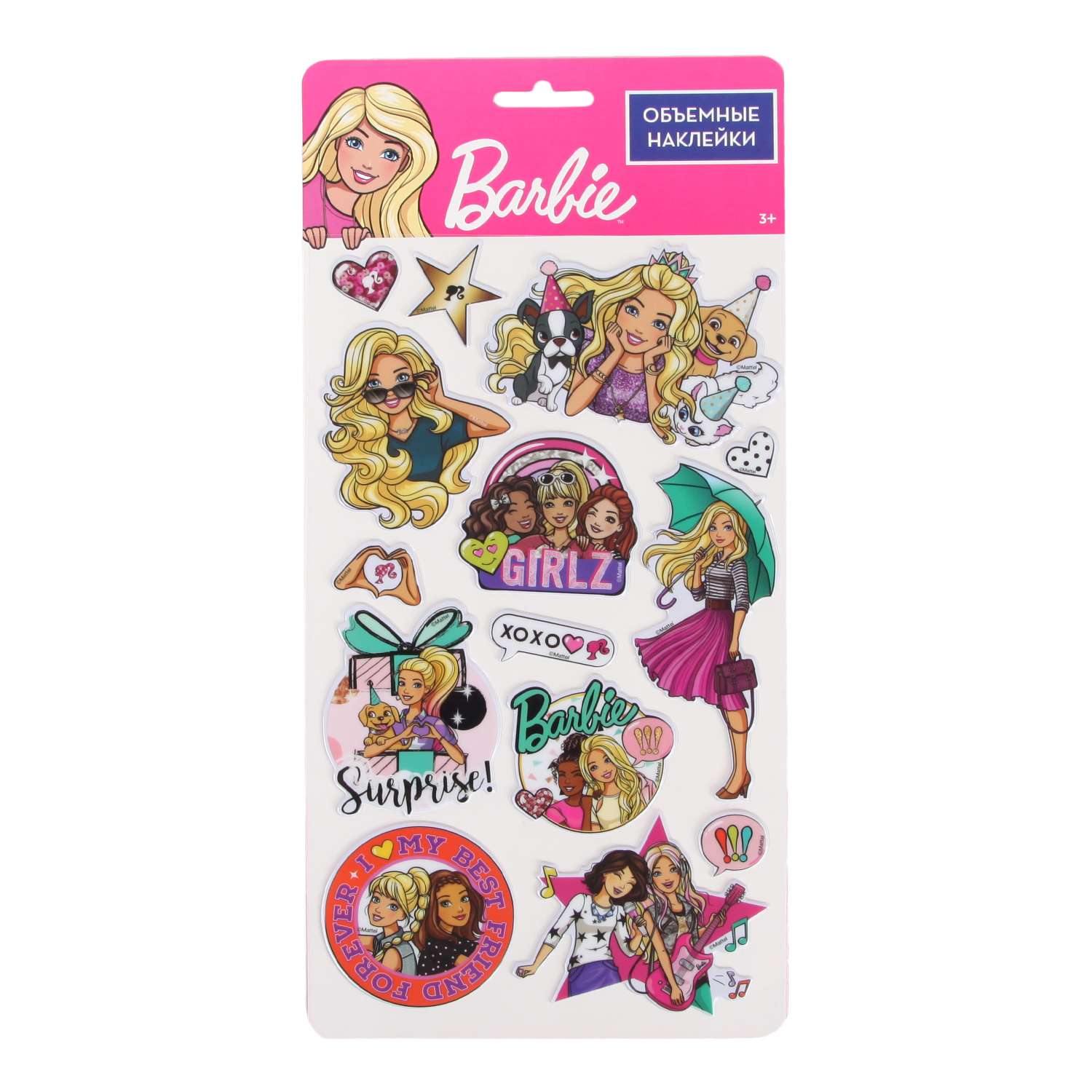 Набор стикеров FRESH-TREND Barbie в ассортименте BRB061 - фото 1
