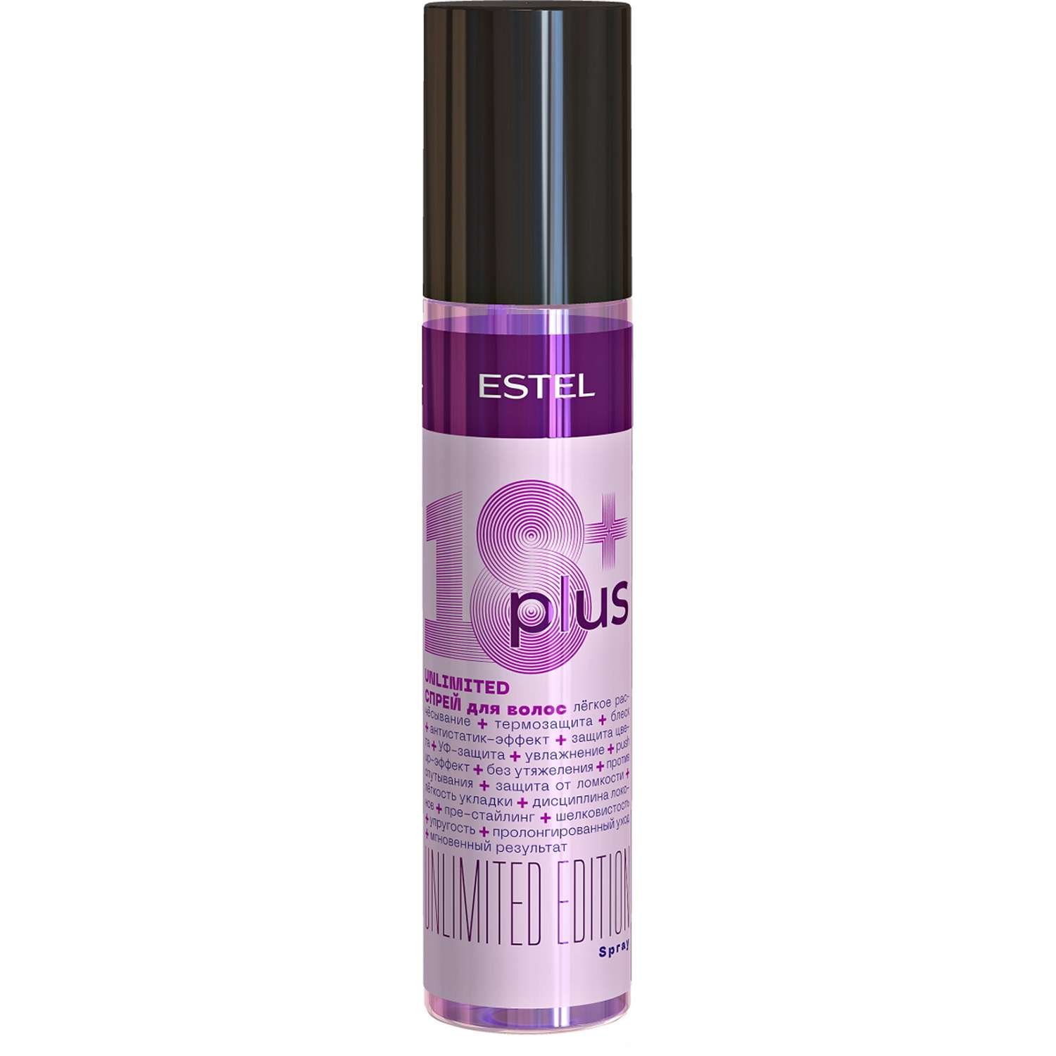 Увлажняющий спрей Estel Professional 18+ PLUS термозащита для волос лёгкое расчёсывание 200 мл - фото 1