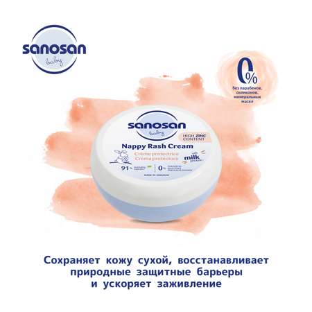 Крем от опрелостей Sanosan защитный 150мл Sanosan