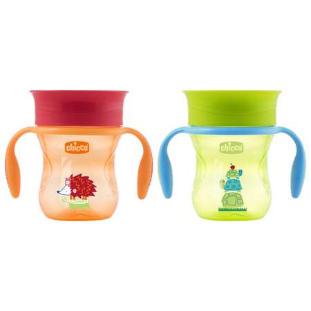 Поильник Chicco Perfect Cup носик 360 266мл с 12месяцев Зеленый