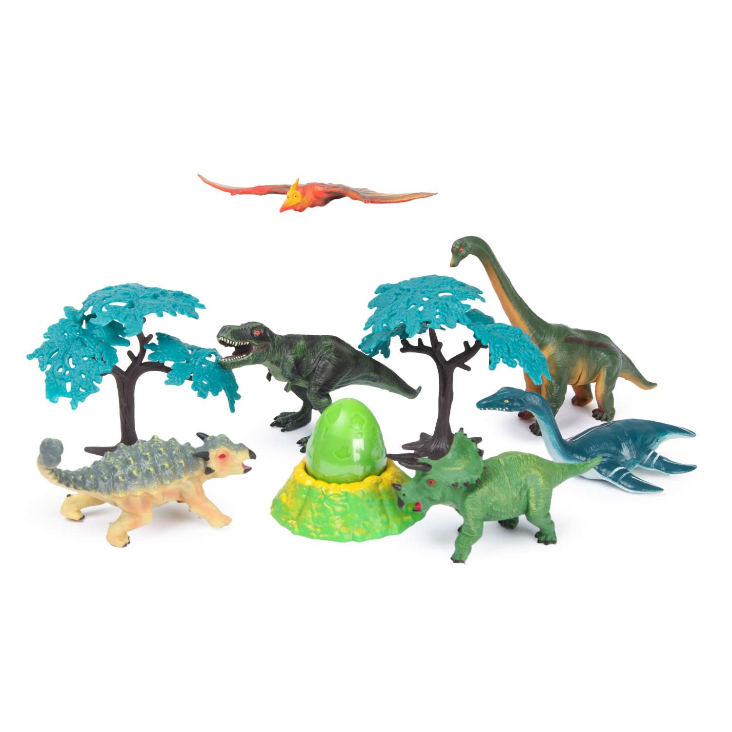 Набор фигурок Attivio Динозавры 6шт с аксессуарами OTG0936397 - фото 1