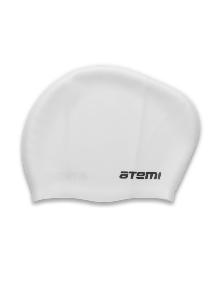 Шапочка для плавания LC-01 Atemi для длинных волос силикон объём 56-64 см цвет белый - фото 5