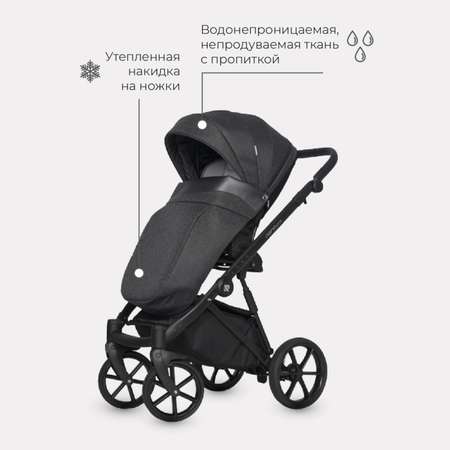 Коляска 3в1 Riko Nano Pro Pearl Carbon Графит