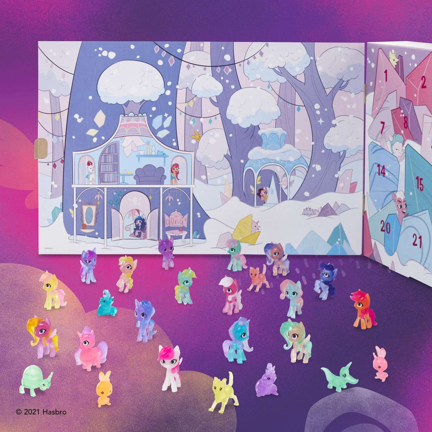 Набор игровой My Little Pony Пони Фильм Рождественский календарь F24475L0 - фото 12