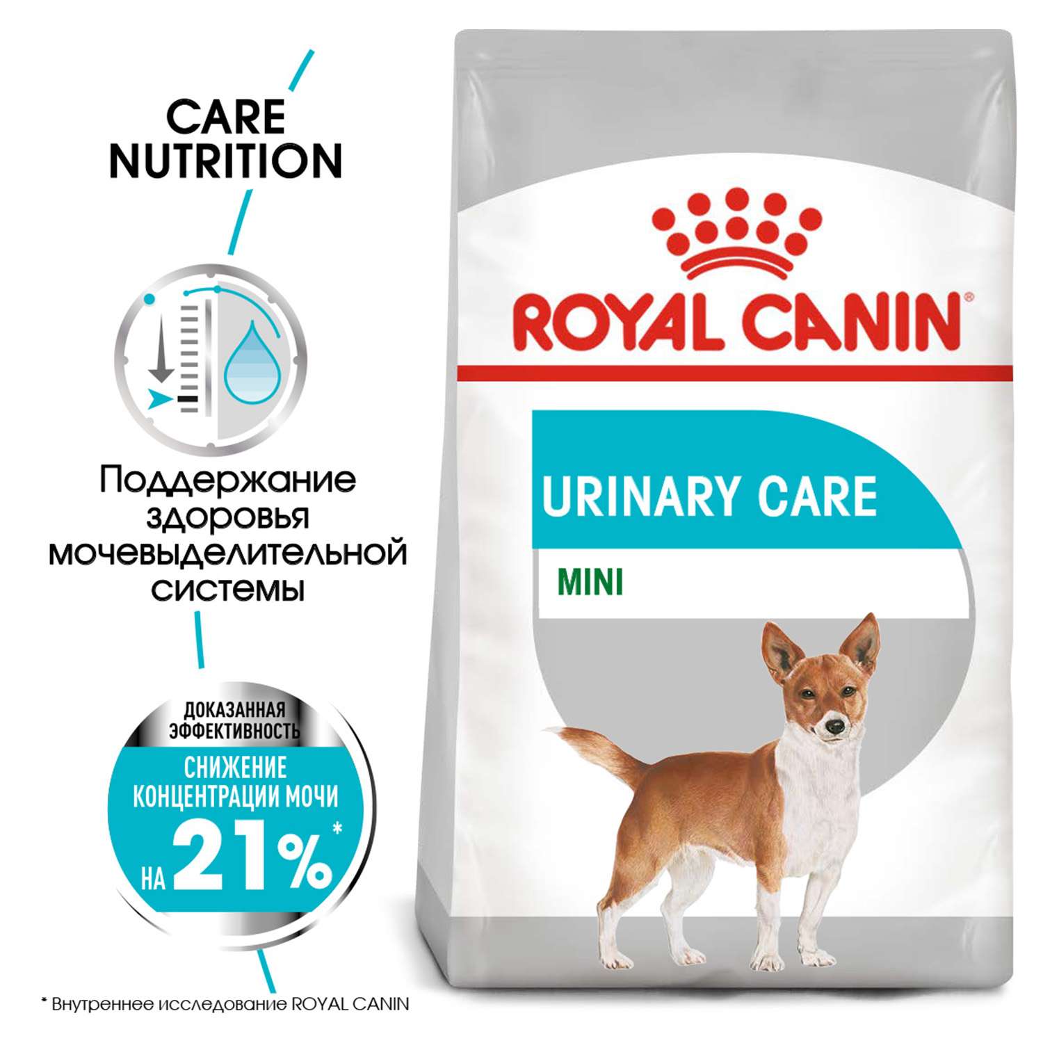 Корм для собак ROYAL CANIN Mini Urinary Care мелких пород профилактика МКБ 3кг - фото 1