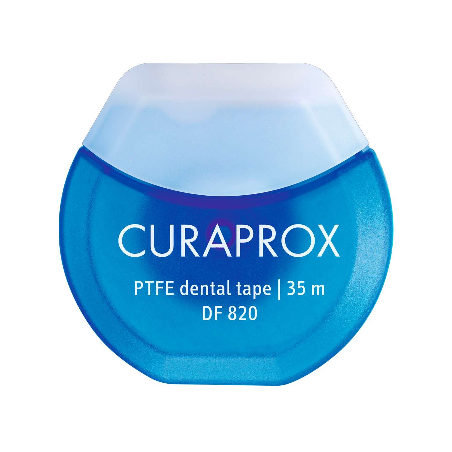 Нить зубная Curaprox тефлоновая с хлоргексидином 35 м - фото 1