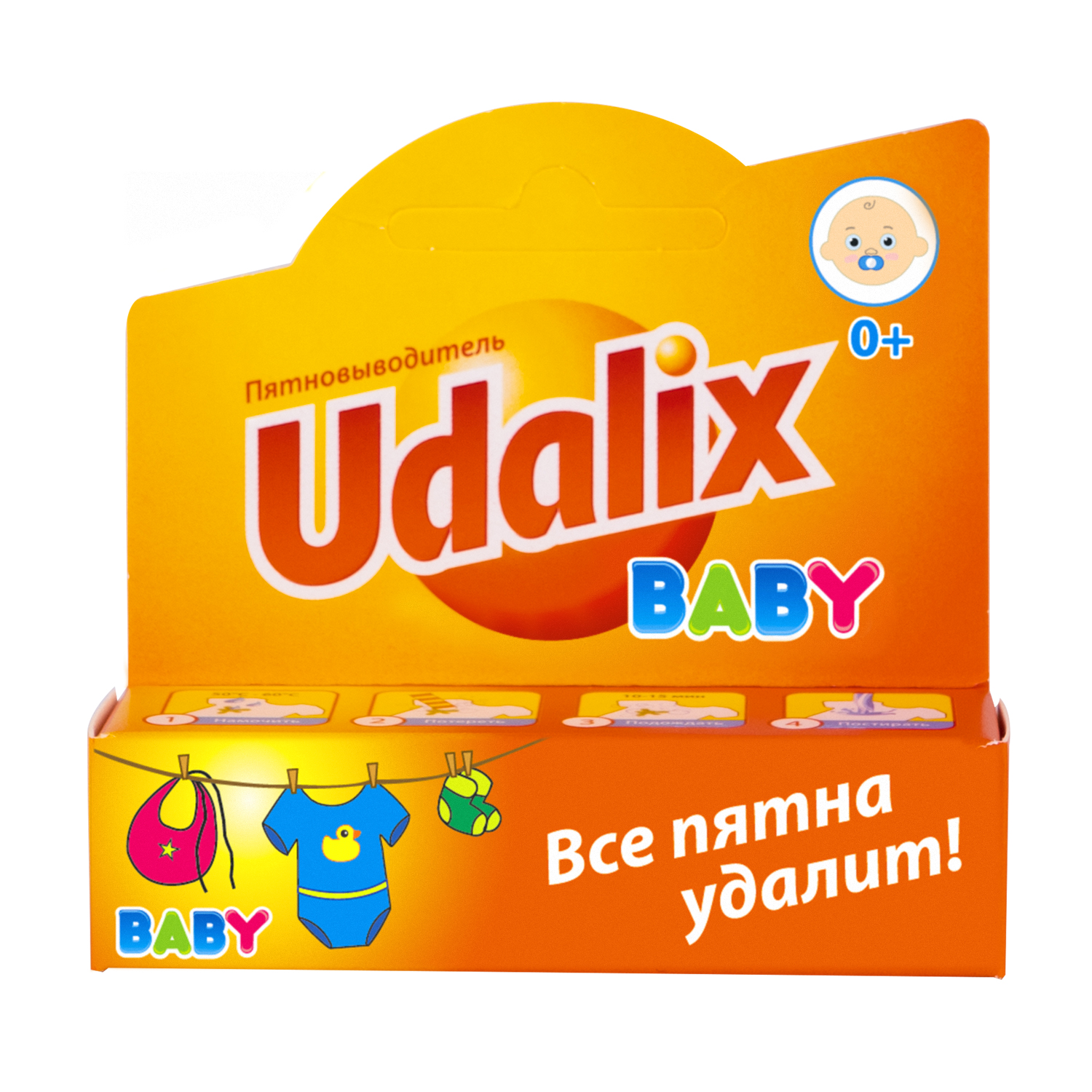 Пятновыводитель-карандаш для детского белья Udalix Baby 35г - фото 1