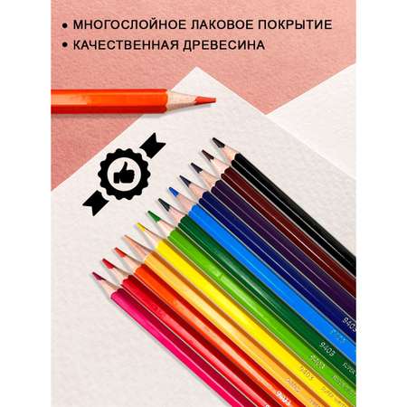 Карандаши цветные ACMELIAE 12 шт.