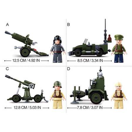 Конструктор SLUBAN Миниконструктор 75дет в ассортименте M38-B0678A