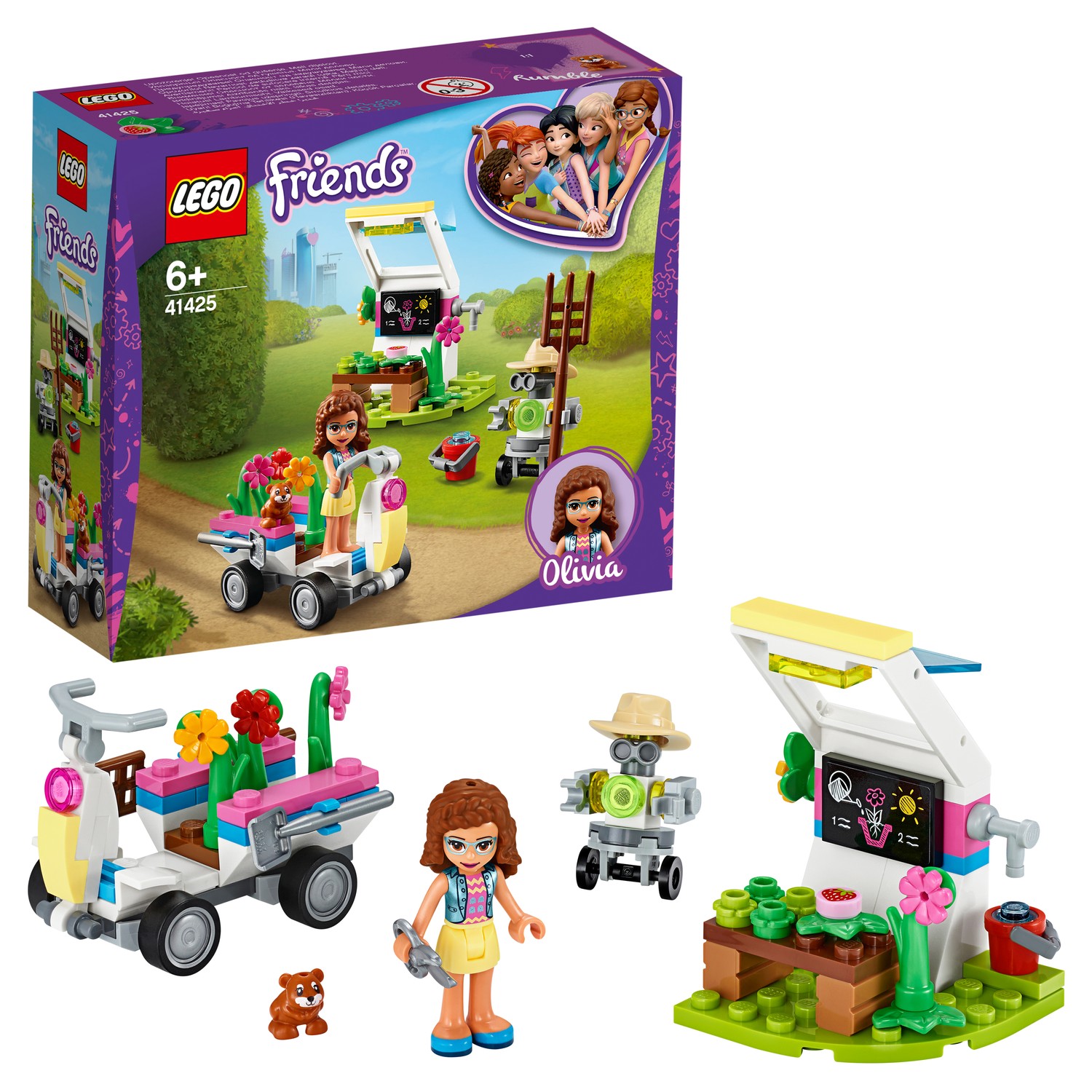 Конструктор LEGO Friends Цветочный сад Оливии 41425 - фото 1