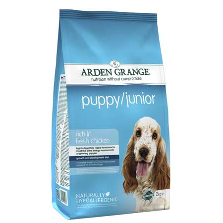 Корм для щенков Arden Grange 2кг Puppy Junior с курицей