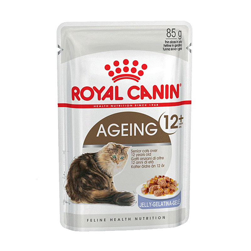 Корм влажный для пожилых кошек ROYAL CANIN Ageing 85г желе пауч - фото 2