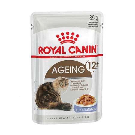 Корм влажный для пожилых кошек ROYAL CANIN Ageing 85г желе пауч