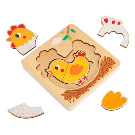 Игрушка BabyGo сортер Курица