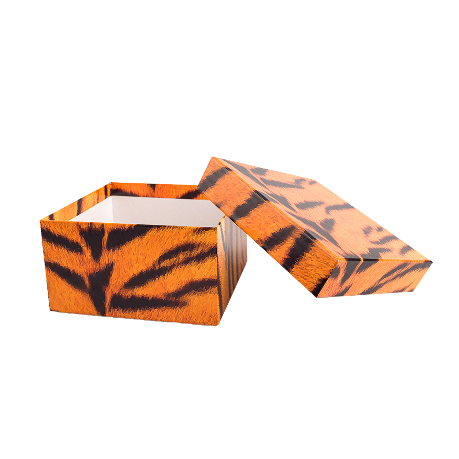 Коробка подарочная Cartonnage Animals разноцветная квадратная - фото 3